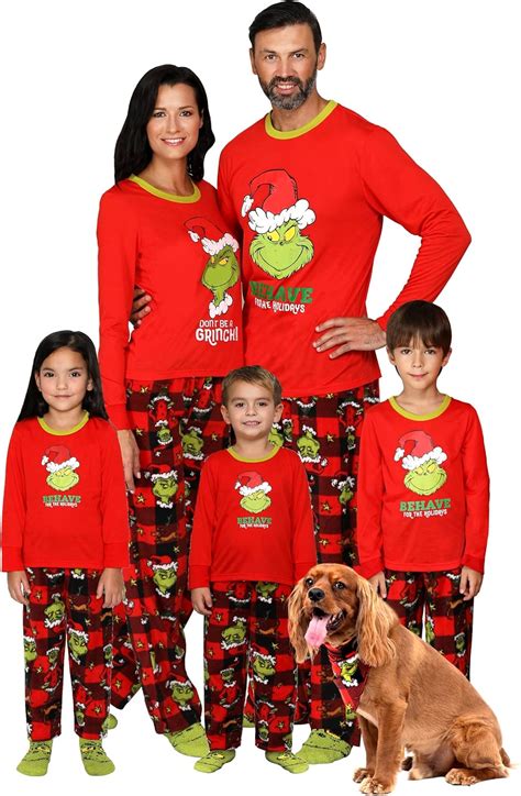 Prestigez Dr. Seuss Grinch Christmas Pajamas With Matching India | Ubuy