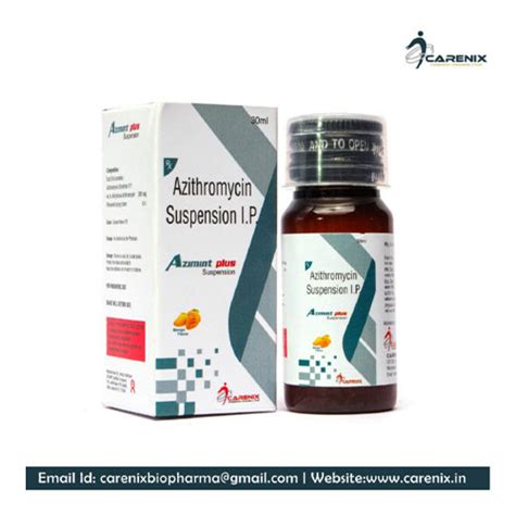 AZIMINT-PLUS SUSPENSION Carenix Bio Pharma Pvt. Ltd.