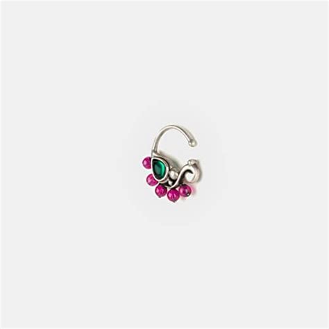 Buy Shaya by CaratLane Feeling Suhino Oxidised Nose Ring in 925 ...