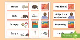 Aboriginal Dreaming How the Turtle Got Its Shell Story Sequencing Cards