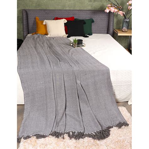 Granite-White XL Throw – Sashaaworld