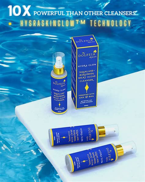 Dolfeia Skincare Squalane + Bakuchiol Milky Algae Cleanser (100ml ...