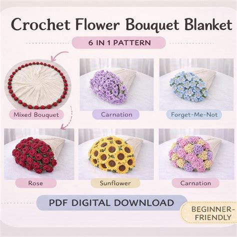 Buy Crochet Flower Bouquets Online In India - Etsy India