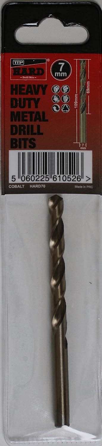 TTP HARD drills Bit 7mm 1 X Metric Drill Bit Cobalt for Drilling Harder ...