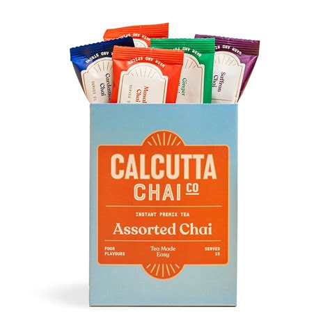 Calcutta Chai Co - Assorted Chai | Instant Tea Premix | Pack of 15 ...