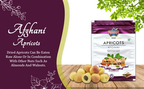DHRUV Gold Afghani Apricots | Khumani | Khubani | Zardalu, 250g ...