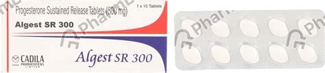 Algest Sr 300 MG Tablet (10): Uses, Side Effects, Price & Dosage ...