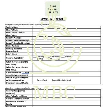 Image result for Initial Client Interview