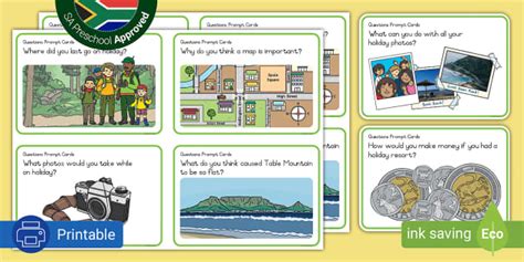 Going on Holiday Open and Closed Questions Prompt Cards