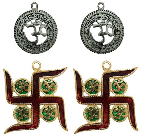 Buy Divya Mantra Sri Aum Gayatri & Vastu Swastik Om Hindu Auspicious ...