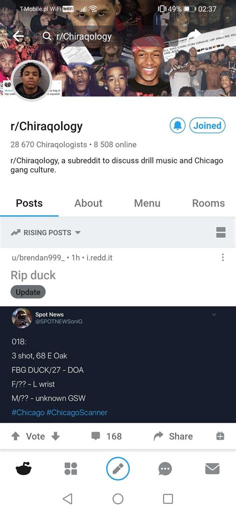 The day Duck died had this sub going hot asl. One day they gone be ...