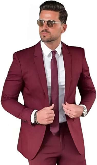 Amazon.in: Reds - Men's Sport Coats & Blazers / Men's Suits & Blazers ...