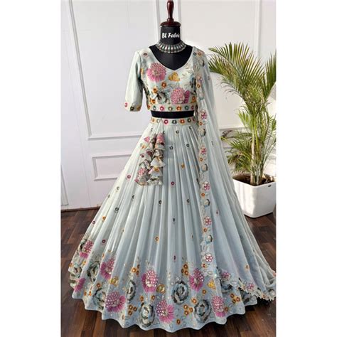 Mirror Lehenga Choli – BL Fabric