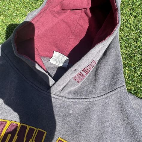 Arizona State University Grey hoodie #ASU - fits to... - Depop