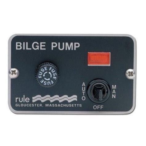 Panel Interruptor Bomba Achique INOX–RULE-- 12v | 2025 Tienda del Mar