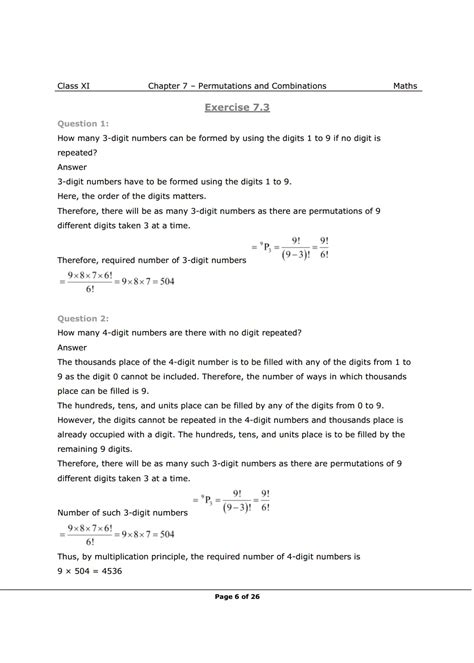 NCERT Solutions for Class 11 Maths chapter 7 - eSaral