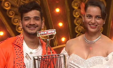 Kangana Ranaut's 'Lock Upp': Munawar Faruqui Lifts The Winning Trophy ...