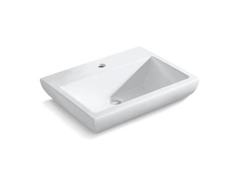 Buy Parliament Semi-recessed lavatory with single faucet hole K-14715IN ...