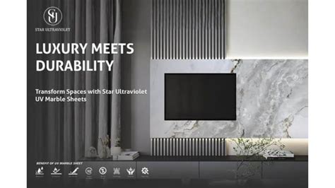 Elevate Interiors with Star Ultraviolet UV Marble Sheets - The Daily ...