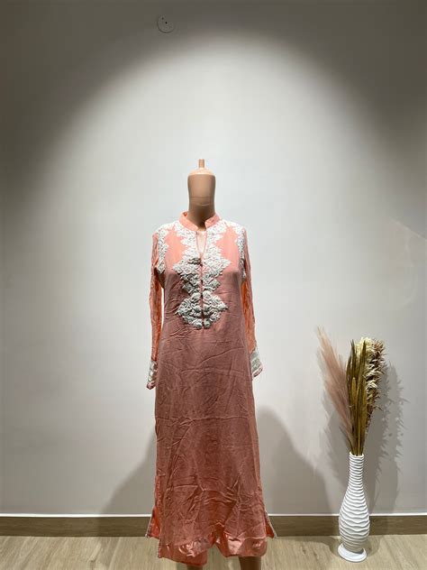 Pink Princess -Cut Kurta Womens L Size – Rewago India | Online Thrift ...