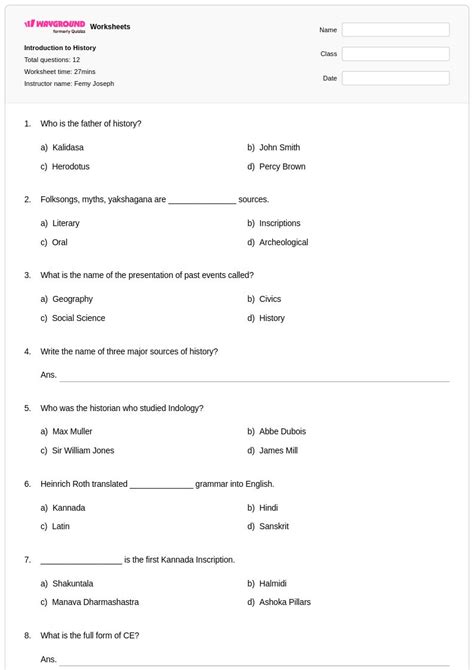 50+ History worksheets for Kindergarten on Wayground | Free & Printable