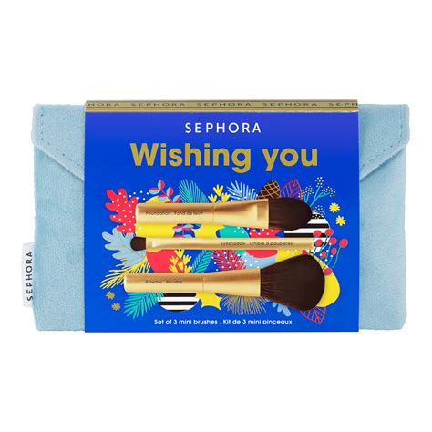 Wishing You Set Of 3 Mini Brushes (Holiday Limited Edition)