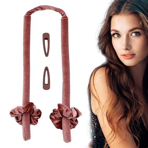 Heatless Curling Rod Headband No Heat Corduroy Hair India | Ubuy