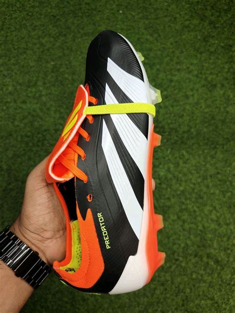 Predator Black And Red Color Foldover Tranning Boot