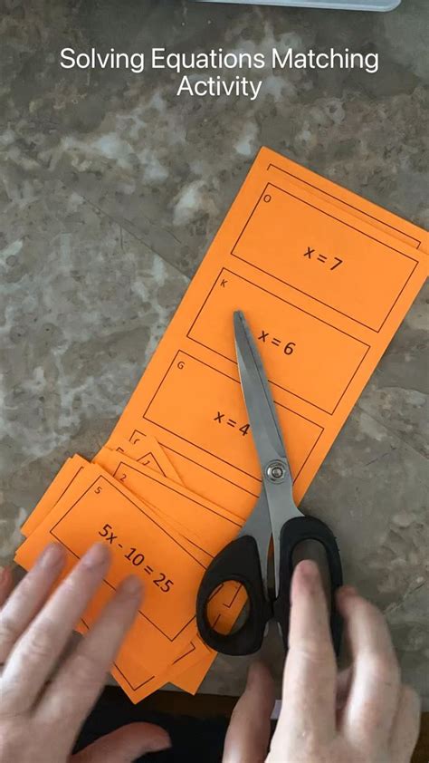 Image result for Solving Equations Worksheet Fun Activity