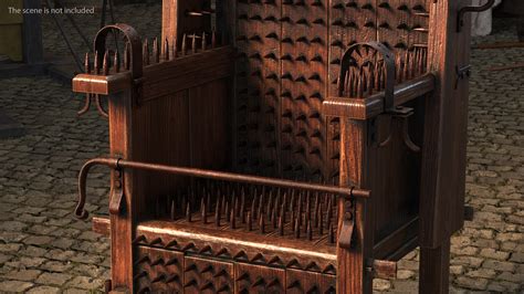 Medieval Spiked Torture Chair 3D model | 3D Molier International