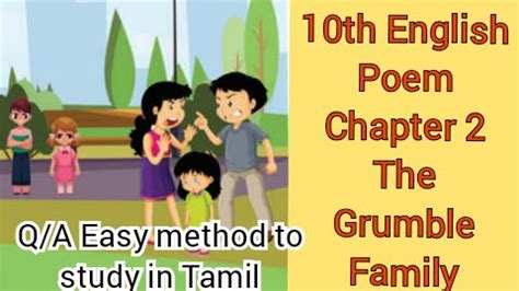10th English Chapter 2 The Grumble Family Textual Questions with Tamil ...