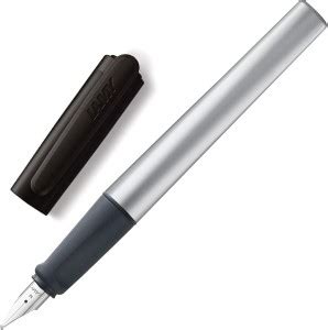 LAMY LAMY NEXX BLACK FOUNTAIN PEN MEDIUM NIB WITH CONVERTER AND ...
