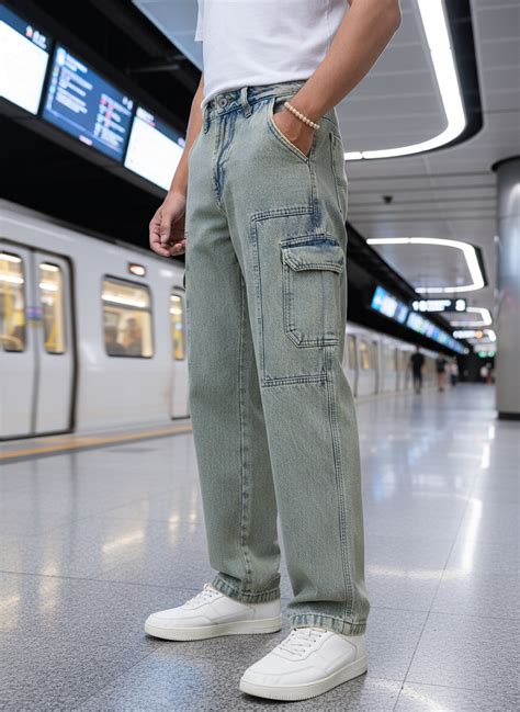 Alchemist Wash Men's Baggy Fit Jeans - B5IVE