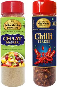 KITCHEN QUEEN NITA MEHTA Combination of Chaat Masala Sprinkler with ...