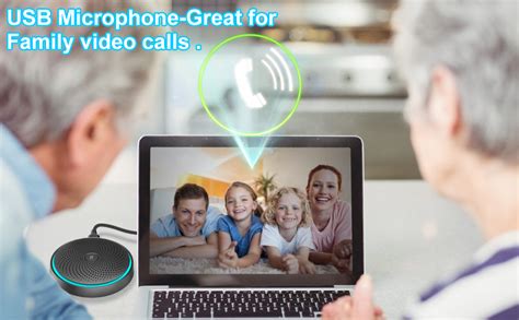 The AutoStory USB Conference Room Microphone, 360° Omnidirectional ...