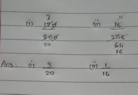 Reduce the fraction to simplest form [tex]a) \: \: \frac{120}{800 ...