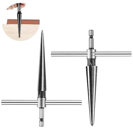 Serplex® 2Pcs Hand Reamers 3-13mm/5-16mm T Handle Tapered Reamers 2 in ...