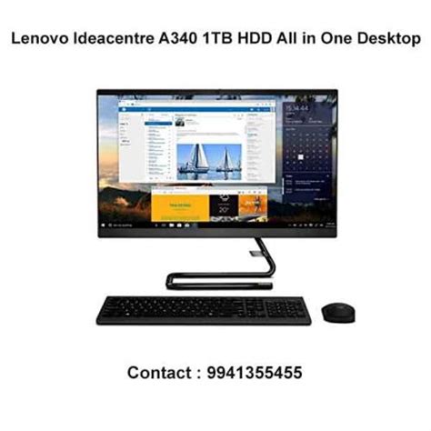 Lenovo Ideacentre A340 1TB HDD All in One Desktop price|Lenovo ...