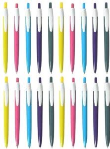 ILT (Pack of 20) Blue Click Ball Pen, Click Pen, Press Type Pen, Tic ...