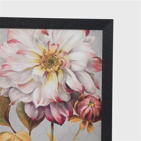 Buy Aura Flora Wood Morning Flower Picture Frame - 35x35cm from Home ...