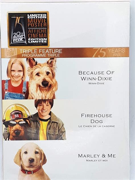 Marley & Me / Firehouse Dog / Because of Winn Dixie: Amazon.in: Movies ...
