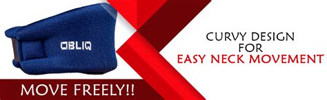 Buy obliq Soft Cervical Collar Adjustable Neck Brace Support Relieves ...