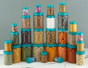 prayati Plastic Grocery Container - 250 ml, 350 ml, 650 ml, 1200 ml ...