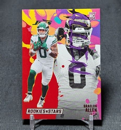 Braelon Allen Red Foil Rookie Exclusive RC 2024 Rookies & Stars Card RE ...