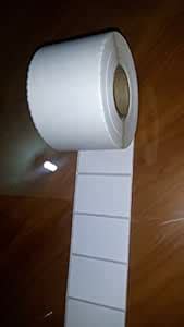 75mm x 50mm x 1UP Barcode STICKER/1500 PCS PER ROLL (Pack of 5 Rolls ...