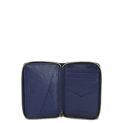 9 Slots Leather Card Case - Ink Blue – Da Milano