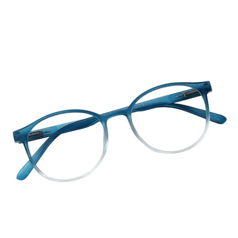 Blue two tone Round Blue Light Glasses – Glasses India Online