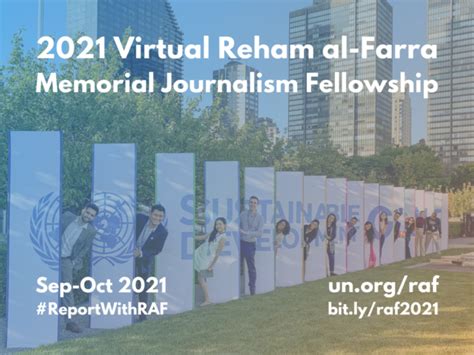 [Fellowship] Reham al-Farra Memorial Journalism Fellowship 2021 by ...