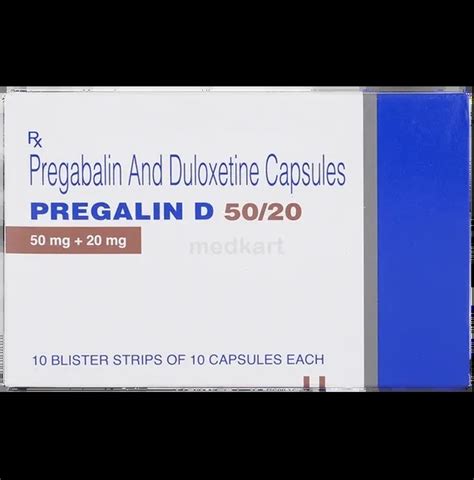 Pregalin D 50/20MG Capsule 10's – In-Store Only | Medkart