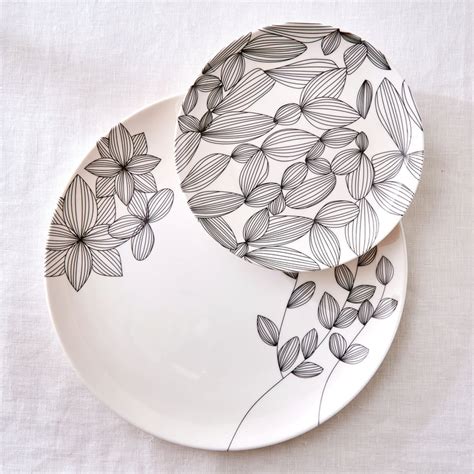 Buy Midnight Melody Melamine Printed Side Plate - 17.5cm from Home ...
